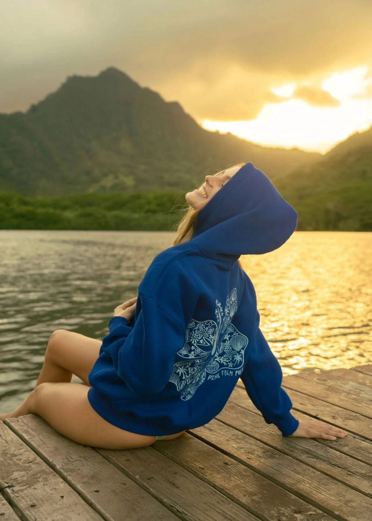 "Hawaii Hibiscus" Oceanic Hoodie